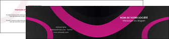 creation graphique en ligne depliant 2 volets  4 pages  web design noir fond noir violet MLIG79018