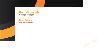impression enveloppe web design noir orange texture MLGI79124