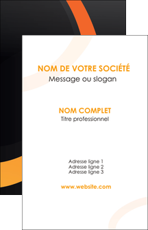 modele en ligne carte de visite web design noir orange texture MLGI79136