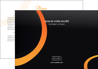 modele en ligne set de table web design noir orange texture MLGI79146