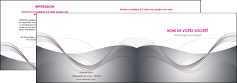 exemple depliant 2 volets  4 pages  web design gris fond gris texture MIDBE79186