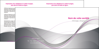 personnaliser modele de depliant 2 volets  4 pages  web design gris fond gris texture MIDBE79200