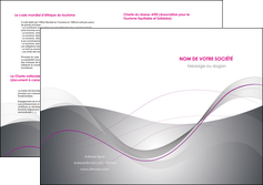 personnaliser modele de depliant 2 volets  4 pages  web design gris fond gris texture MIDBE79210