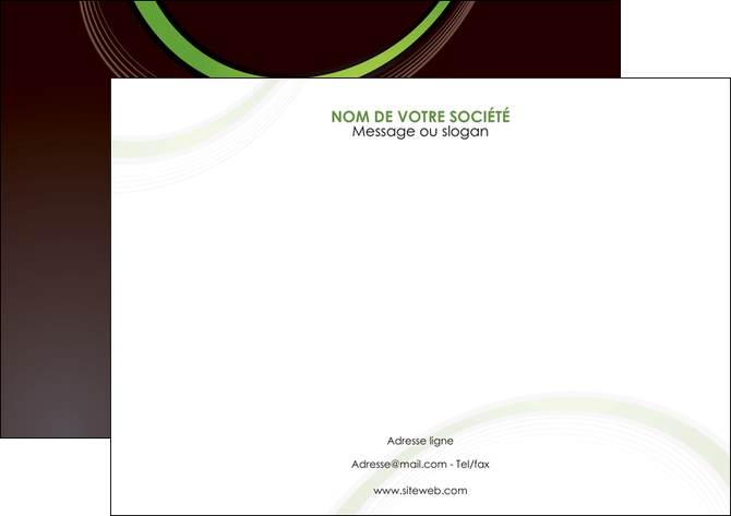 modele en ligne affiche web design noir fond noir vert MID79246