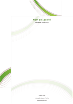 impression tete de lettre web design noir fond noir vert MID79254