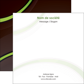 realiser flyers web design noir fond noir vert MID79256