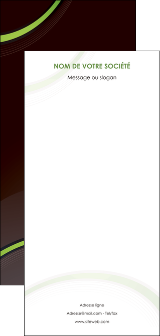 imprimer flyers web design noir fond noir vert MID79272