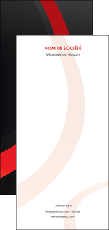 creer modele en ligne flyers web design rouge rond abstrait MIF79650