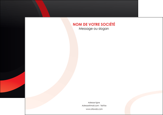 modele affiche web design rouge rond abstrait MIF79652