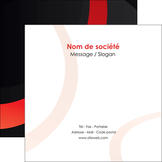 creation graphique en ligne flyers web design rouge rond abstrait MIF79662