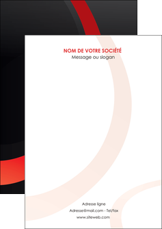 personnaliser modele de flyers web design rouge rond abstrait MIF79688