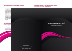 personnaliser maquette depliant 2 volets  4 pages  web design violet fond violet arriere plan MLIGBE80304