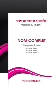 Impression prix carte de visite 350g quadri recto verso pelliculage brillant recto Web Design papier à prix discount et format Carte de visite - Portrait