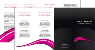 impression depliant 4 volets  8 pages  web design violet fond violet arriere plan MLIGBE80344