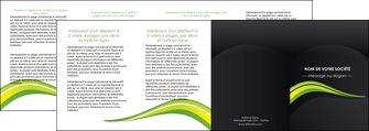 impression depliant 4 volets  8 pages  paysage vert gris nature MIFBE80398