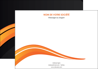 impression affiche web design orange gris couleur froide MIF80420