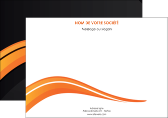 cree affiche web design orange gris couleur froide MIF80422
