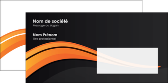 imprimer enveloppe web design orange gris couleur froide MIF80440
