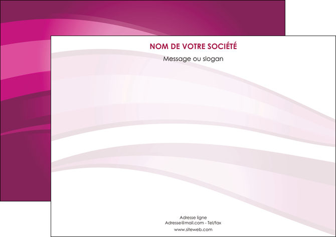 personnaliser maquette affiche web design rose rose fuschia couleur MID80526