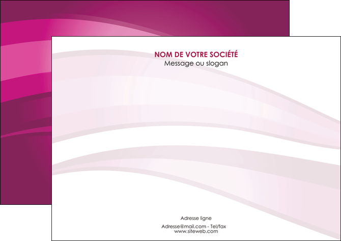 personnaliser modele de affiche web design rose rose fuschia couleur MID80530