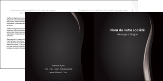 maquette en ligne a personnaliser depliant 2 volets  4 pages  web design gris fond gris simple MFLUOO81154