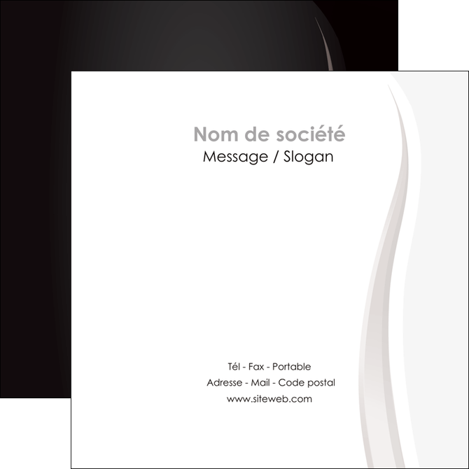 impression flyers web design gris fond gris simple MIDBE81156