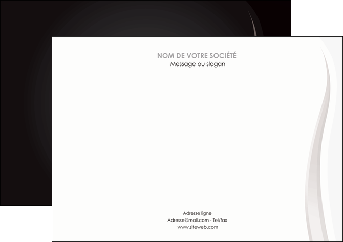 faire flyers web design gris fond gris simple MIDBE81158