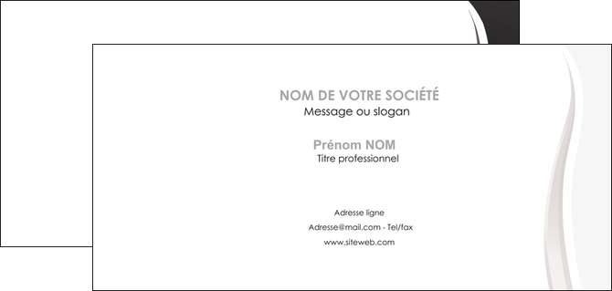cree carte de correspondance web design gris fond gris simple MFLUOO81162