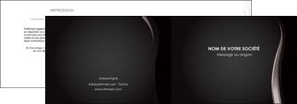 impression depliant 2 volets  4 pages  web design gris fond gris simple MFLUOO81170