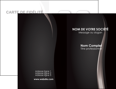 exemple carte de visite web design gris fond gris simple MFLUOO81176