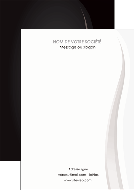 modele flyers web design gris fond gris simple MFLUOO81182