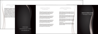 modele depliant 4 volets  8 pages  web design gris fond gris simple MFLUOO81188
