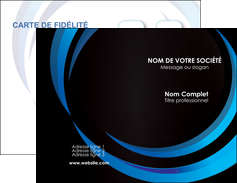 modele carte de visite web design bleu couleurs froides abstrait MLGI81332