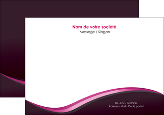 exemple flyers web design violet noir fond noir MLIG81944