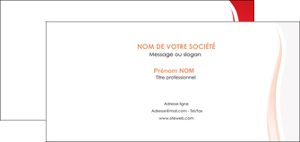 imprimer carte de correspondance web design rouge couleur colore MIFBE82310