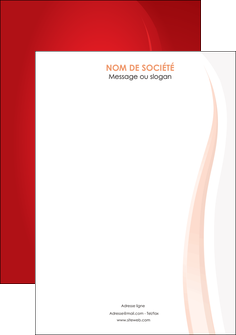 exemple flyers web design rouge couleur colore MIFBE82338