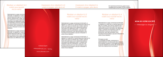 modele en ligne depliant 4 volets  8 pages  web design rouge couleur colore MIFBE82342