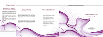 faire depliant 4 volets  8 pages  telephonie texture contexture abstrait MIF83180