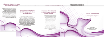 maquette en ligne a personnaliser depliant 4 volets  8 pages  telephonie texture contexture abstrait MIF83224
