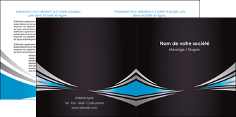 faire modele a imprimer depliant 2 volets  4 pages  web design abstrait arriere plan bande MFLUOO84382