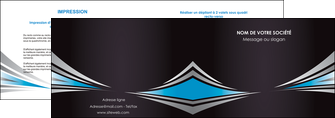 cree depliant 2 volets  4 pages  web design abstrait arriere plan bande MFLUOO84396