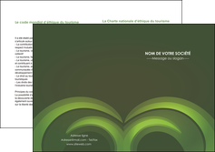modele depliant 2 volets  4 pages  espaces verts texture contexture abstrait MFLUOO85468