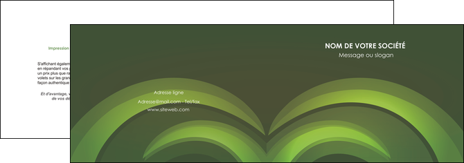 exemple depliant 2 volets  4 pages  espaces verts texture contexture abstrait MID85474