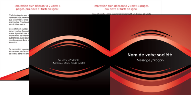 faire modele a imprimer depliant 2 volets  4 pages  web design texture contexture abstrait MFLUOO86272