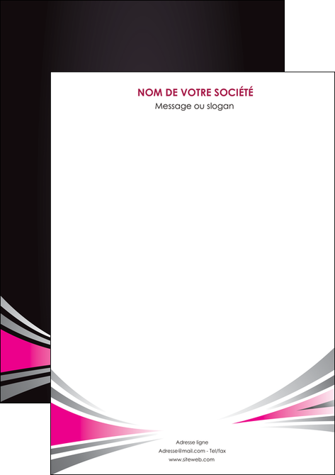 impression affiche restaurant menu restaurant liste menu rose MIDLU86450