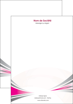 creation graphique en ligne tete de lettre restaurant menu restaurant liste menu rose MIDLU86464