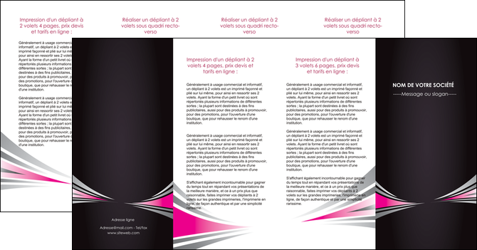 modele en ligne depliant 4 volets  8 pages  restaurant menu restaurant liste menu rose MIDLU86498