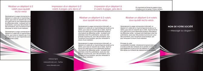 impression depliant 4 volets  8 pages  restaurant menu restaurant liste menu rose MIDLU86500