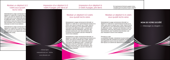 impression depliant 4 volets  8 pages  restaurant menu restaurant liste menu rose MIDLU86500