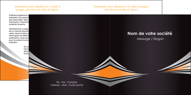 imprimerie depliant 2 volets  4 pages  web design texture contexture structure MFLUOO86618